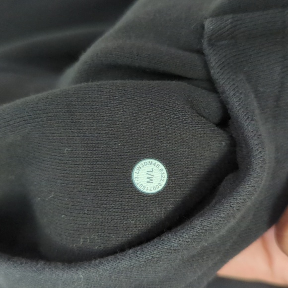 Lululemon Scuba Half Zip Hoodie Size M/L Black - Picture 4 of 8